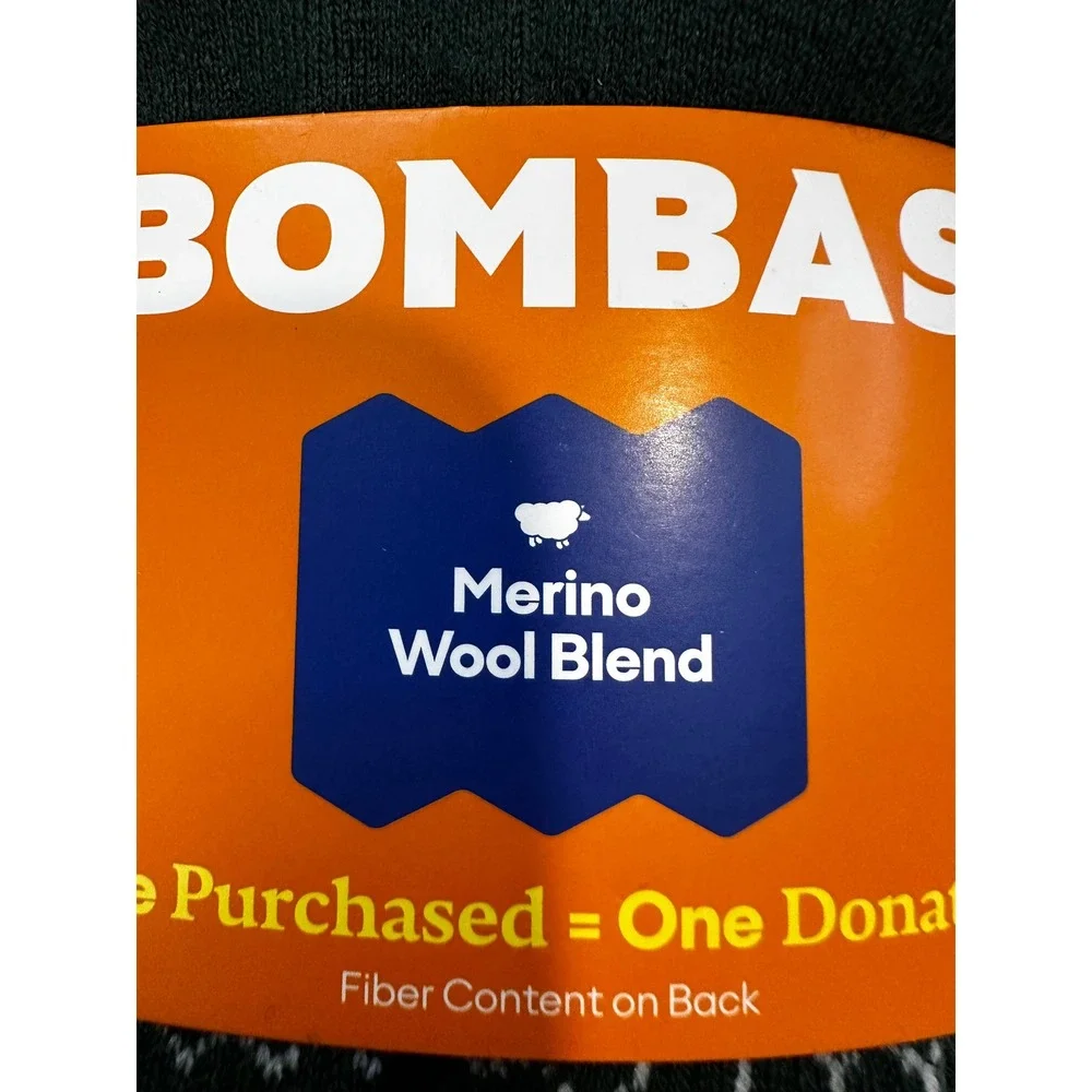 Bombas Merino Wool Blend Calf Socks Hunter Green Mens 9.5-13 Womens 11-13 Large